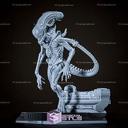 Alien HR Giger Style Sculptures 3D Printing