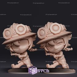 Chibi Isha Arcane Sculptures 3D Printing