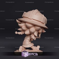 Chibi Isha Arcane Sculptures 3D Printing