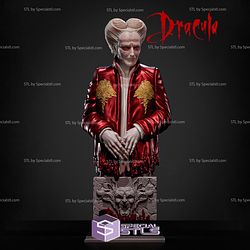 Dracula Bust from Diorama Sculptures 3D Printing