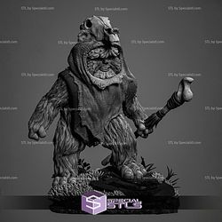 Ewok Starwars V2 Sculptures 3D Printing