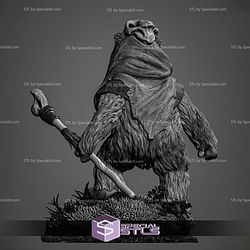 Ewok Starwars V2 Sculptures 3D Printing