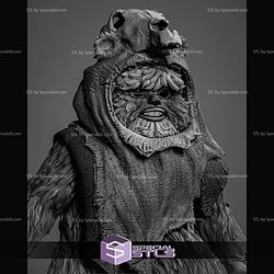 Ewok Starwars V2 Sculptures 3D Printing