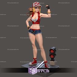 Female Terry Bogard Sculptures 3D Printing