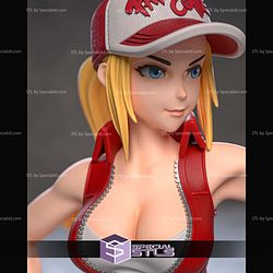 Female Terry Bogard Sculptures 3D Printing