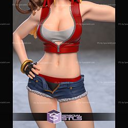 Female Terry Bogard Sculptures 3D Printing