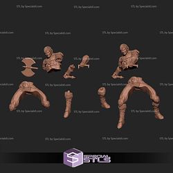 He Man Riding Battle Cat Sculptures 3D Printing