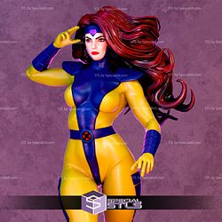 Jean Grey Classic Suit Sculptures 3D Printing