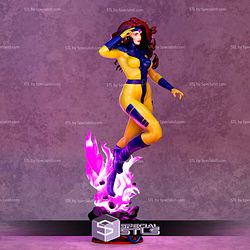 Jean Grey Classic Suit Sculptures 3D Printing