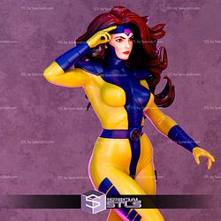 Jean Grey Classic Suit Sculptures 3D Printing