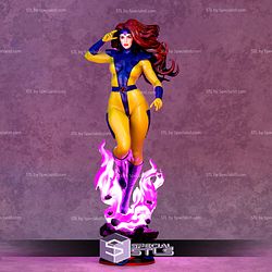 Jean Grey Classic Suit Sculptures 3D Printing