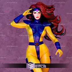 Jean Grey Classic Suit Sculptures 3D Printing