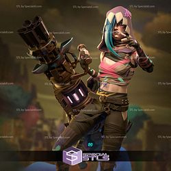 Jinx Hooded Version Sculptures 3D Printing