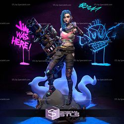 Jinx Non Hooded Version Sculptures 3D Printing