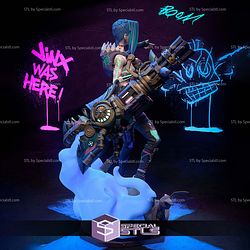 Jinx Non Hooded Version Sculptures 3D Printing