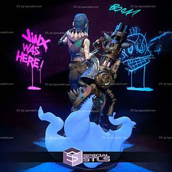 Jinx Non Hooded Version Sculptures 3D Printing