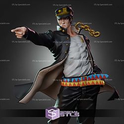 Jotaro Kujo Pointing Sculptures 3D Printing