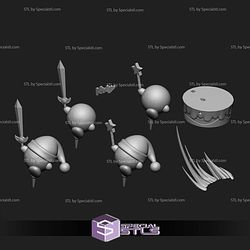 Kirby Battle Sculptures 3D Printing