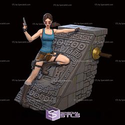 Lara Croft Stylized New Version Sculptures 3D Printing