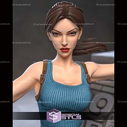 Lara Croft Stylized New Version Sculptures 3D Printing