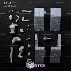 Lara Croft Stylized New Version Sculptures 3D Printing