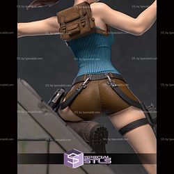 Lara Croft Stylized New Version Sculptures 3D Printing