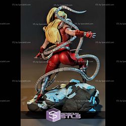 Omega Red Female Sculptures 3D Printing