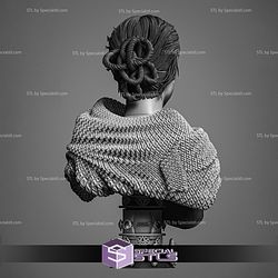 Padme Classic Portrait Bust Sculptures 3D Printing