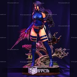 Psylocke Blossom Base Sculptures 3D Printing