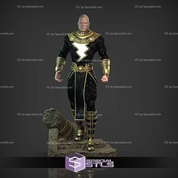 Black Adam The Rock Standing