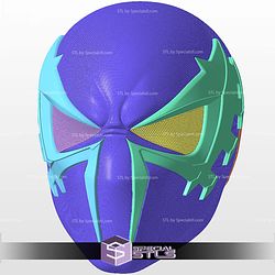 Cosplay STL Files Spider-man 2099 PS4 Helmet