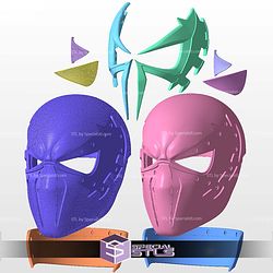 Cosplay STL Files Spider-man 2099 PS4 Helmet