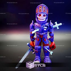 Super Basic STL - Flexi Skeleton Knight