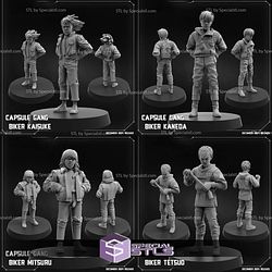 December 2024 Cyberpunk PapSikels Miniatures