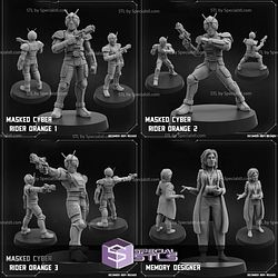 December 2024 Cyberpunk PapSikels Miniatures