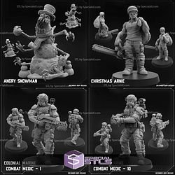 December 2024 Sci-Fi PapSikels Miniatures