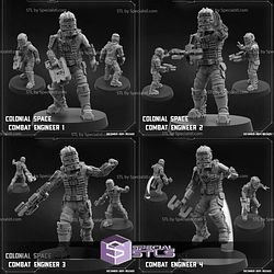 December 2024 Sci-Fi PapSikels Miniatures