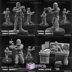 December 2024 Sci-Fi PapSikels Miniatures