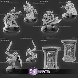 June 2022 Set 51 - Dwarven Mines Epic Miniatures