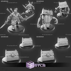 June 2022 Set 51 - Dwarven Mines Epic Miniatures