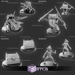 June 2022 Set 51 - Dwarven Mines Epic Miniatures