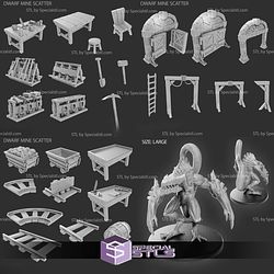 June 2022 Set 51 - Dwarven Mines Epic Miniatures