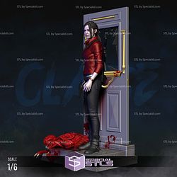 Claire Redfield Door Base Sculptures 3D Printing