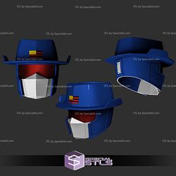 Cosplay STL Files Saber Rider Helmets