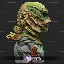 Creature Black Lagoon Bust Sculptures 3D Printing