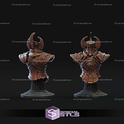 Crucible Knight Bust Sculptures 3D Printing