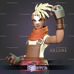 Ekko Arcane Bust Sculptures 3D Printing