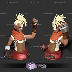 Ekko Arcane Bust Sculptures 3D Printing