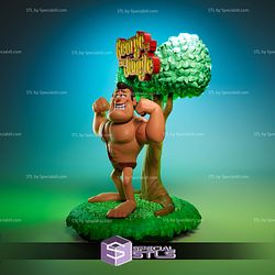 George Of The Jungle Sculptures 3D Printing