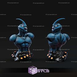 Guyver Bust Sculptures 3D Printing